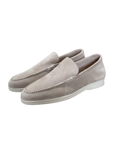 Eleganta loafers i mocka