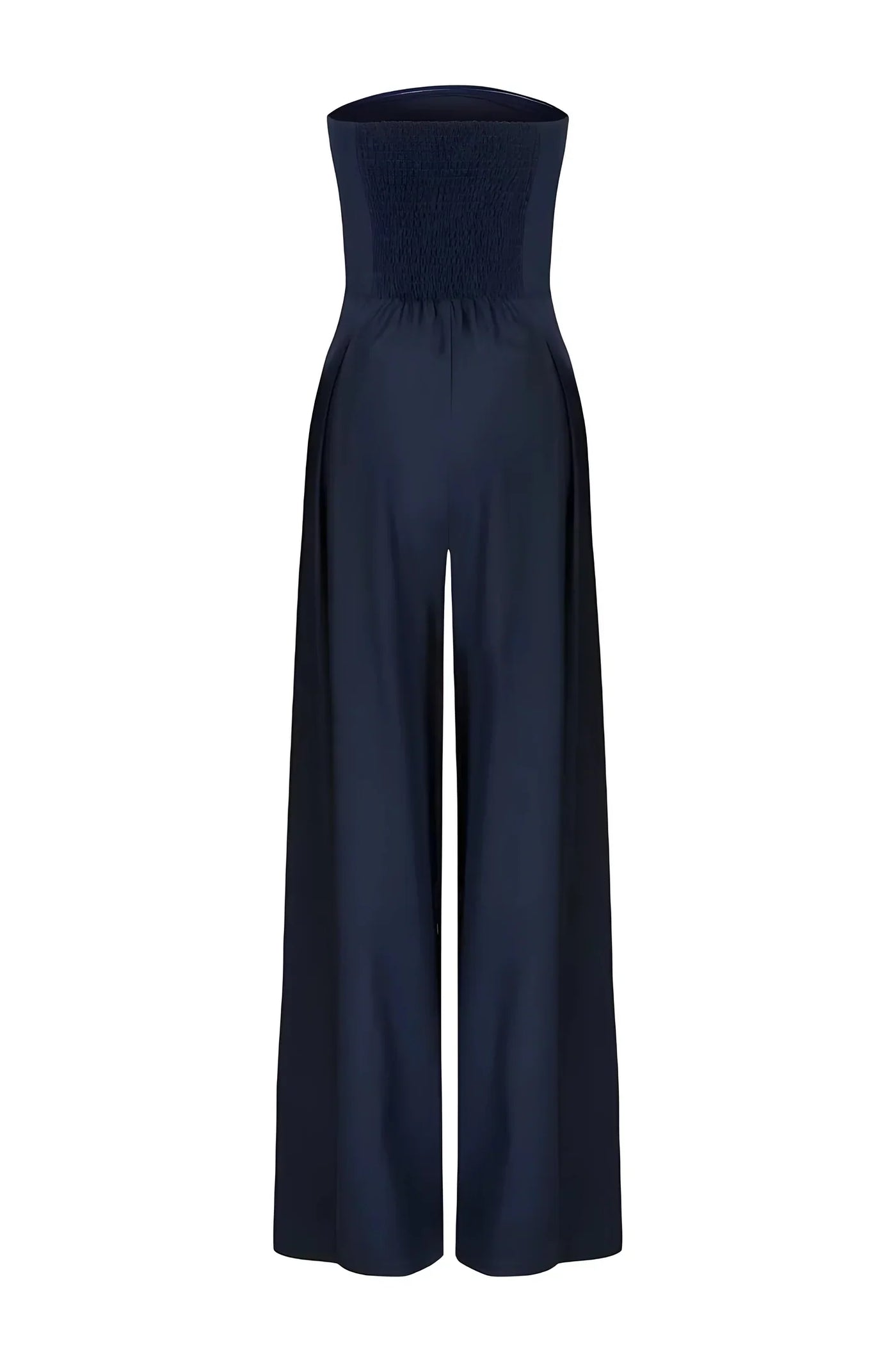 Elegant axelbandslös jumpsuit för alla tillfällen
