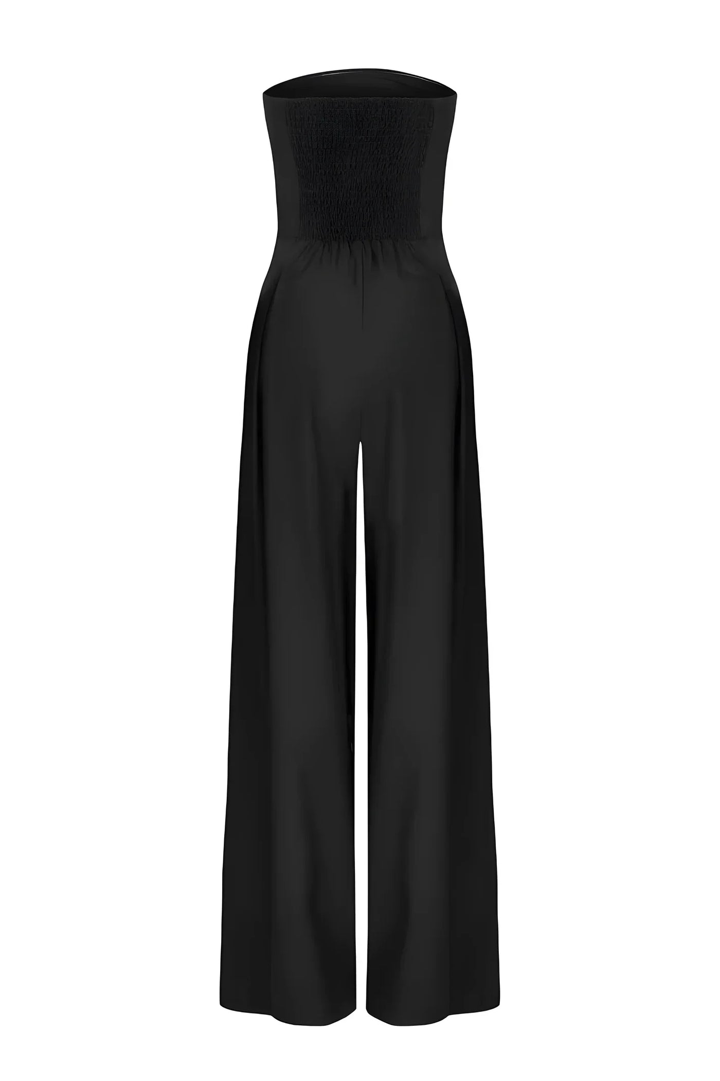 Elegant axelbandslös jumpsuit för alla tillfällen
