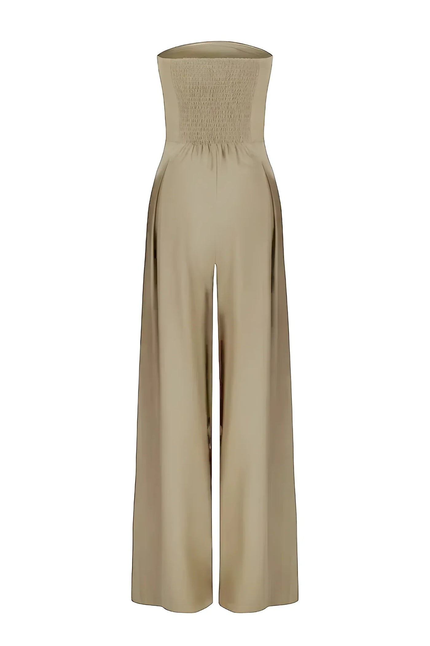 Elegant axelbandslös jumpsuit för alla tillfällen