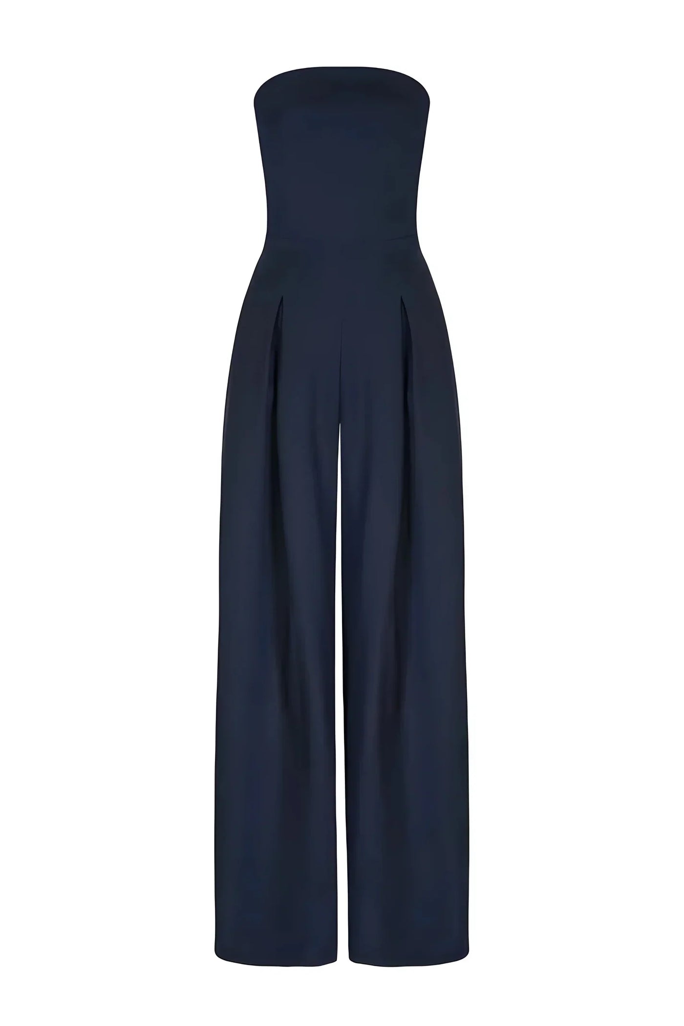 Elegant axelbandslös jumpsuit för alla tillfällen